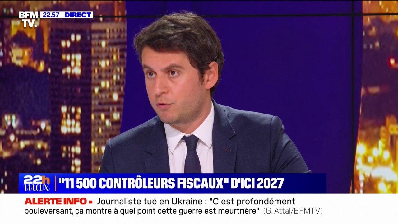 Gabriel Attal: "La fraude à la TVA est un manque à gagner très important pour les Finances publiques"