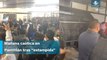 Dan “portazo”, usuarios tiran reja de transbordo en el Metro CDMX