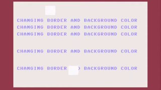 Sprites and Poke 53280,0 : Poke 53281,7 Border + Background Color Change Controls - CCS64