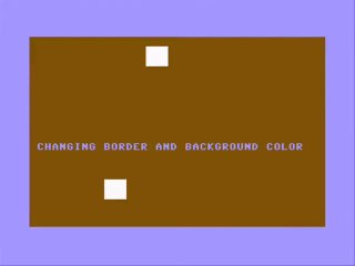 Sprites and Poke 53280,0 : Poke 53281,7 Border + Background Color Change Controls - CCS64