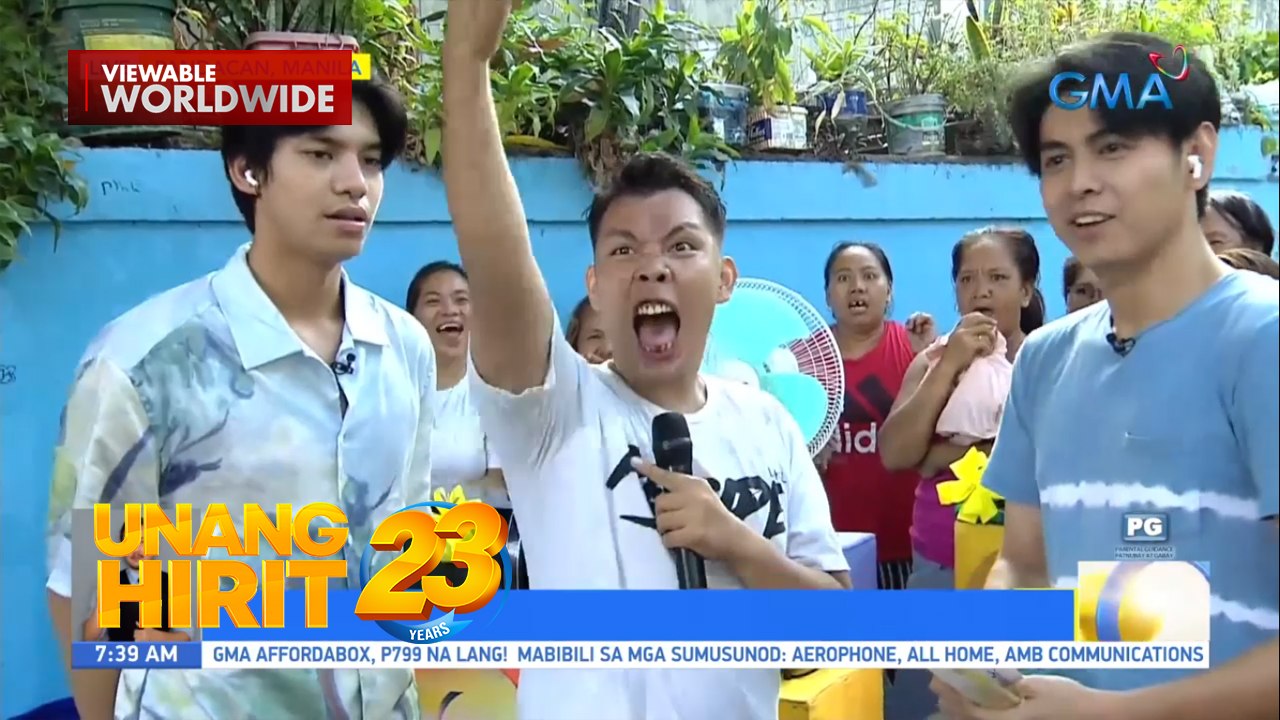 UH Sorpresa Drop sa Pandacan, Manila kasama sina Sparkada Kim Perez at Sean Lucas | Unang Hirit