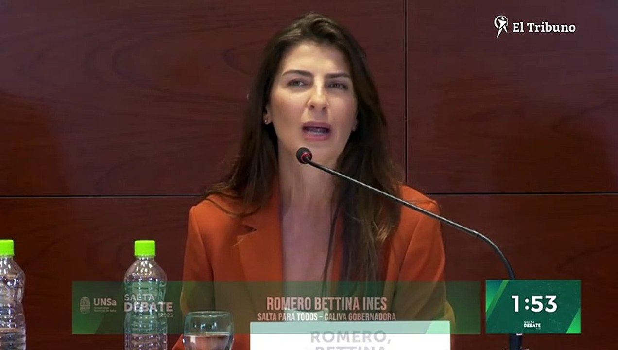 Resumen del debate de Bettina Romero