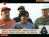 Vpdta. Delcy Rodríguez inspecciona los trabajos de recuperación de la Ciudad Vacacional Los Caracas