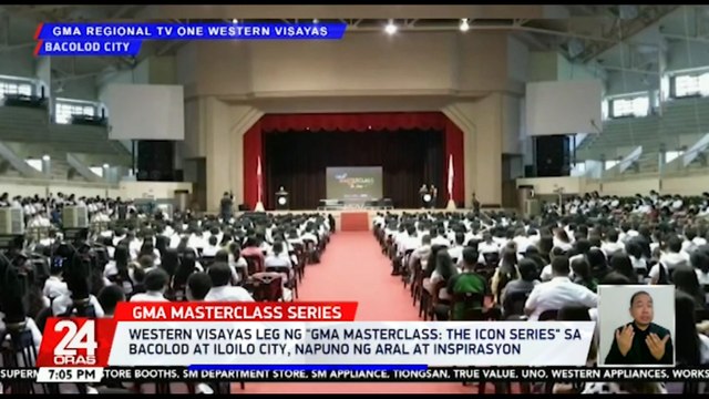 Western Visayas leg ng GMA Masterclass: The Icon Series sa Bacolod at Iloilo City, napuno ng aral at inspirasyon | 24 Oras