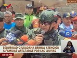 Organismos de Seguridad Ciudadana en Cojedes atiende a familias afectadas por las fuertes lluvias