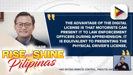 LTO: Maaaring ipresenta ang digital driver's license sa oras na masita sa kalsada