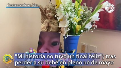"Mi historia no tuvo un final feliz"; tras perder a su bebé en pleno 10 de mayo