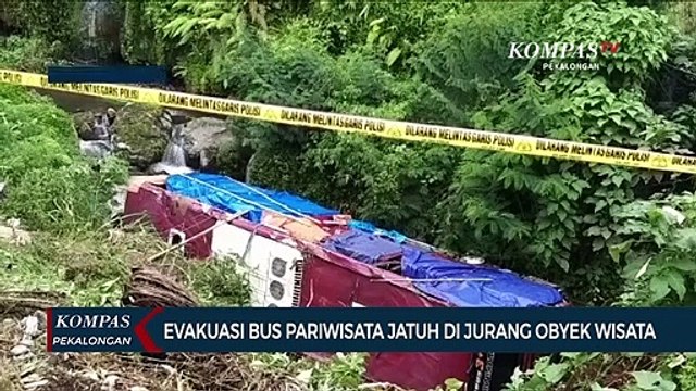Evakuasi Bus Pariwisata di Jurang Guci Tegal Berlangsung 3 Jam