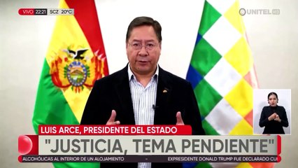 Arce dice que el tema pendiente de su gestión es la justicia y las elecciones no bastarán para una transformación