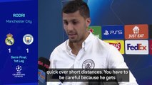 Rodri reveals Vinícius respect after Real draw