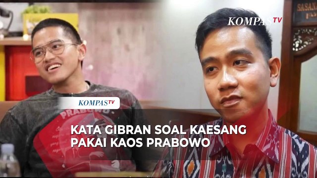 Kata Gibran Soal Kaesang Pakai Baju Bergambar Prabowo Subianto