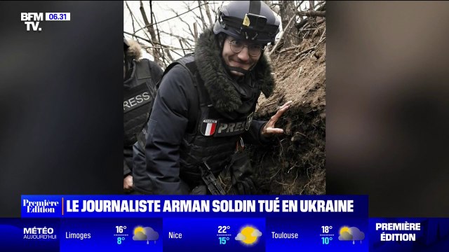 Je sentais qu'il était fier de faire le plus noble qui soit: informer les gens : Arman Soldin, 32 ans, a été tué en Ukraine alors qu'il couvrait le conflit