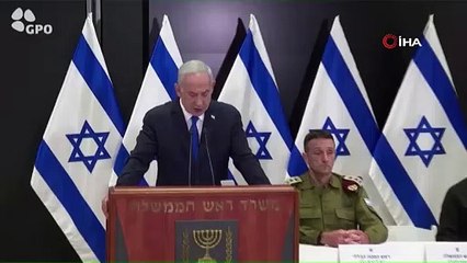 Netanyahu: "Yapacağınız herhangi bir tırmanış, tarafımızdan ezici bir yanıtla karşılanacak"