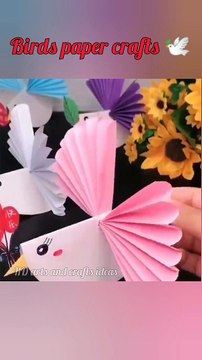 Birds paper crafts