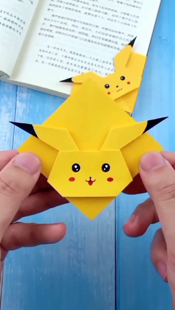Ho to make origami pikachu - video Dailymotion