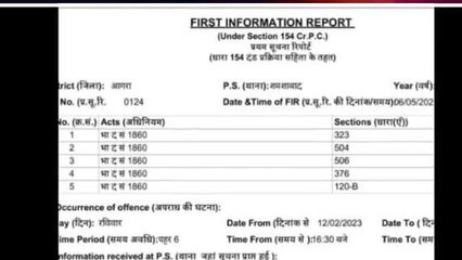 आगरा: कोर्ट के आदेश पर भाजपा नेता सहित 3 लोगों पर दुष्कर्म का मुक़ददमा दर्ज