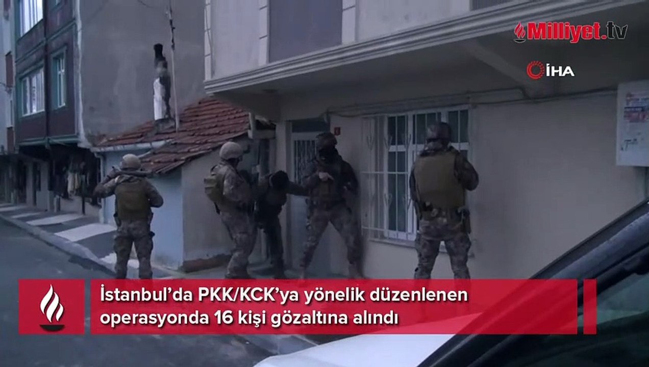 İstanbul'da PKK/KCK operasyonu