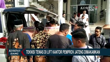 Korban Kecelakaan Kerja Terhempit Lift Kantor Pemprov Jateng Dimakamkan