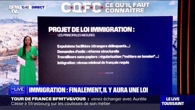 Loi immigration: l'exécutif relance finalement le projet