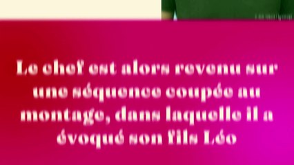 Cyril Lignac : pas vu à la télé, cette séquence émouvante sur son fils a été coupée