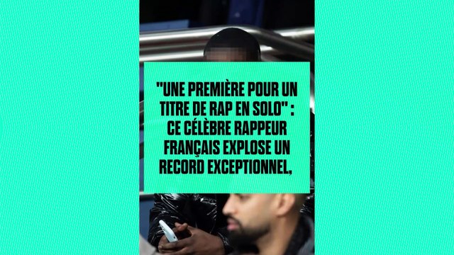 Une première pour un titre de rap en solo : ce célèbre rappeur français explose un record exceptionnel, même Jul ne peut pas lutter