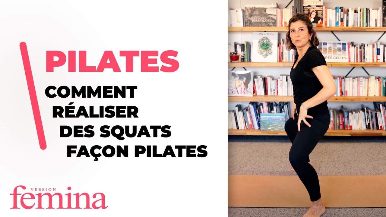 Comment réaliser des squats façon Pilates ?