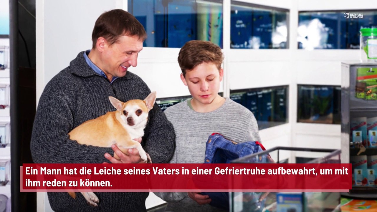 Sohn will ihn nicht gehen lassen: Toter Vater in Gefriertruhe