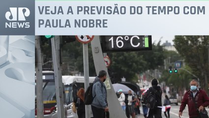 Frente fria avança sobre o Sudeste brasileiro nesta quarta (10)