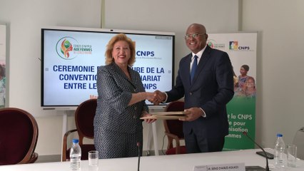 La FAFCI et la CNPS signent une convention de partenariat pour l'autonomisation de la femme