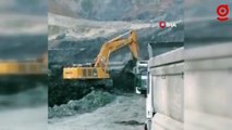 Soma'daki madende yaşanan toprak kayması kameralarda