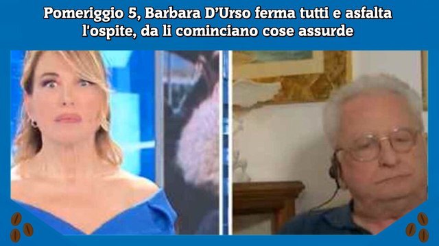 Pomeriggio 5, Barbara D’Urso ferma tutti e asfalta l'ospite, da li cominciano cose assurde