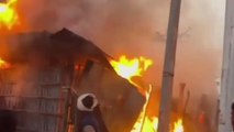 मधेपुरा: बिजली के शॉर्ट सर्किट से लगी भीषण आग, 17 से अधिक घर जलकर राख