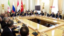 Moskova'da 4'lü Dışişleri Bakanları toplantısı yapıldı