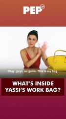 What's inside Yassi Pressman's workbag? #PEPThrowback #Shorts