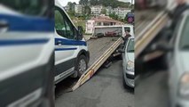 Esenyurt Belediyesi'ne ait ambulans, hastayı almaya giderken borç nedeniyle haczedildi