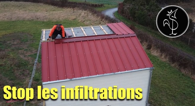 Bardage et toiture, enfin au sec !