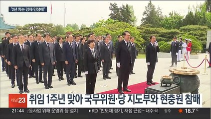 취임 1년 맞은 윤대통령, 현충원 참배…"2년차는 경제·민생 위기에 주력"