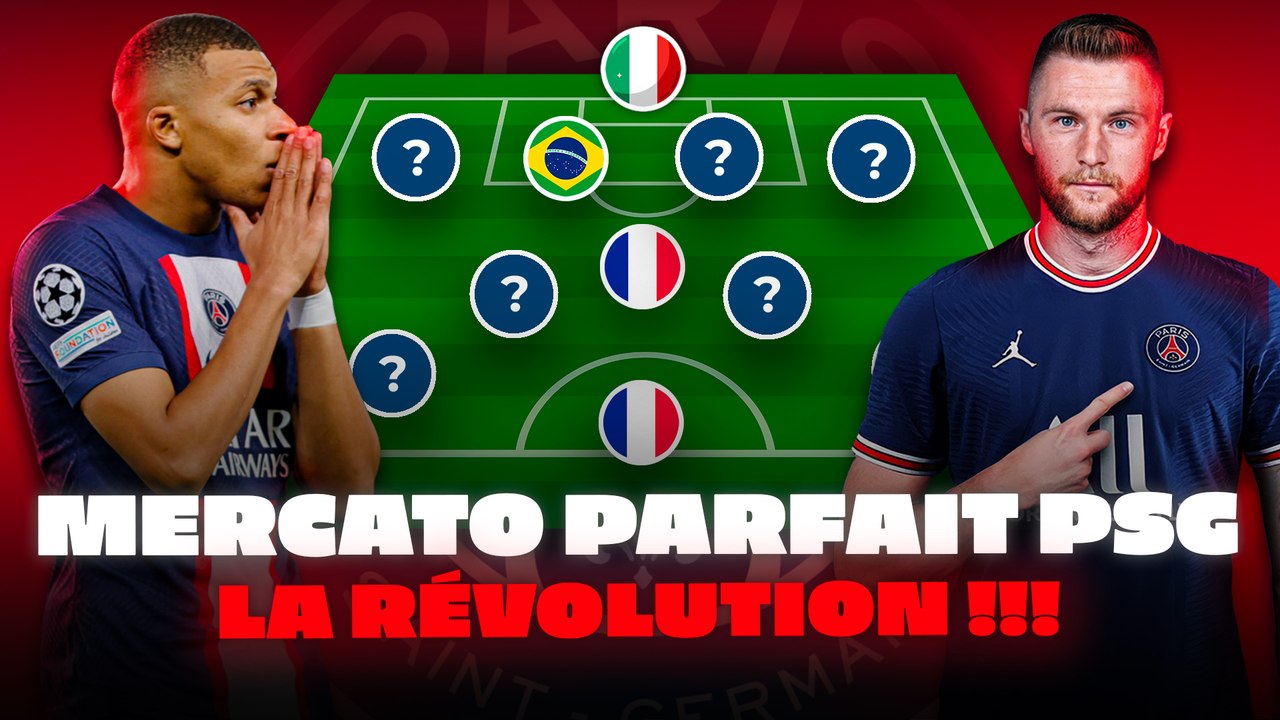 MON MERCATO PARFAIT DU PSG EN 1 MIN ❤️