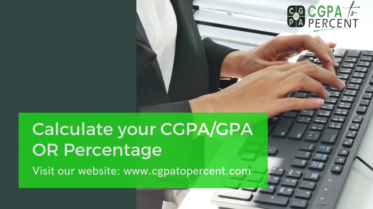 CGPA To Percentage - CGPA Calculator - Video Dailymotion