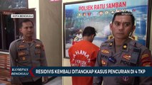 Residivis Kembali Ditangkap Kasus Pencurian di 4 TKP