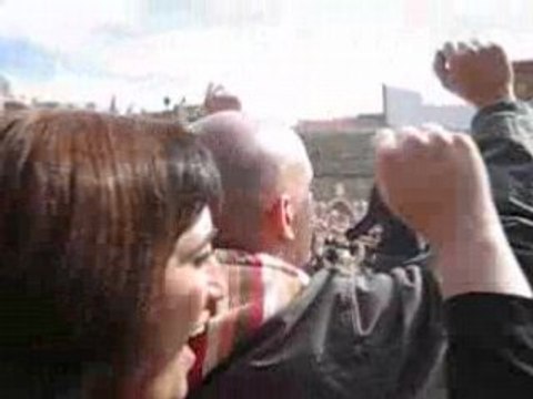 Tournage clip CALI 1000 COEURS DEBOUT