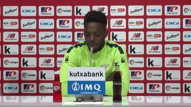 Iñaki Williams: Es importante sumar de tres en tres y volver a contagiar el entusiasmo