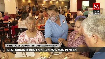 下载视频: Restauranteros esperan derrama de mil 300 mdp por Día de las Madres