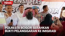 Polresta Bogor Serahkan Bukti Pelanggaran WNA Arab Halangi Ambulans di Bogor ke Imigrasi