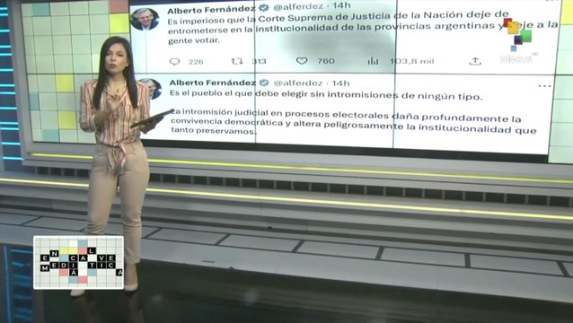 Enclave Mediática 10-05: Corte de Argentina suspende elecciones en dos provincias