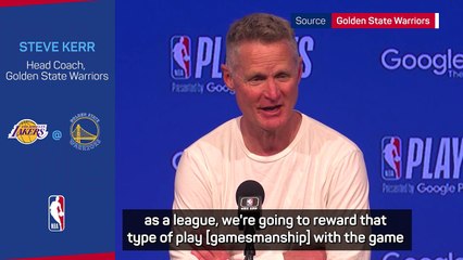 Kerr pleads with NBA officials to eliminate 'flopping'