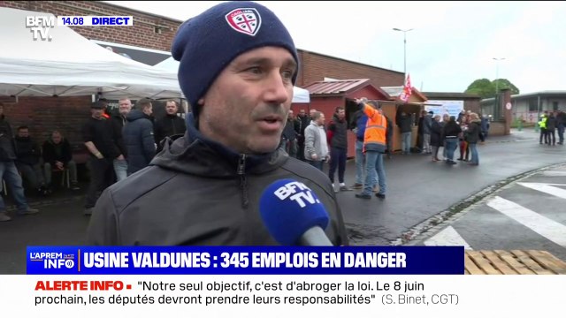 On a cette impression de gâchis s'exprime Diego Crispatzu, salarié de l'usine Valdunes menacée de fermeture