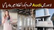 Lahore mei Audi Showroom ko raakh ka dheir bana dia gya