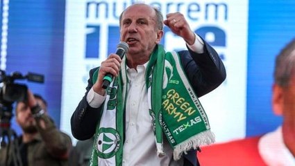 Muharrem İnce'nin İzmir ve Manisa programları, sağlık sorunları nedeniyle iptal edildi