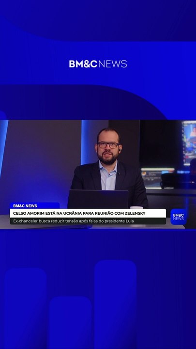 CELSO AMORIM ESTÁ NA UCRÂNIA PARA REUNIÃO COM ZELENSKY